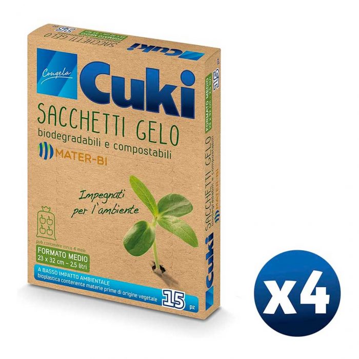 Sacchetti Gelo biodegradabili e compostabili