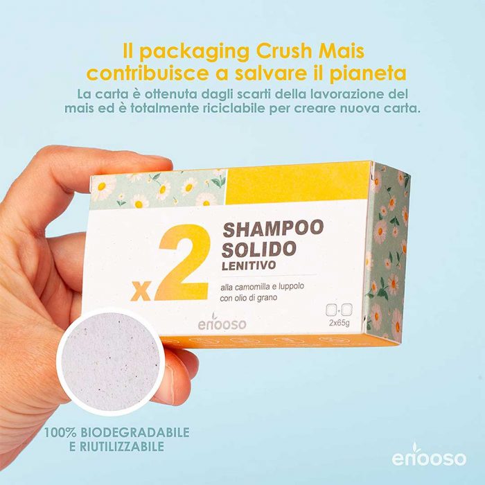 Shampoo Solido Bio Camomilla Calendula e Luppolo