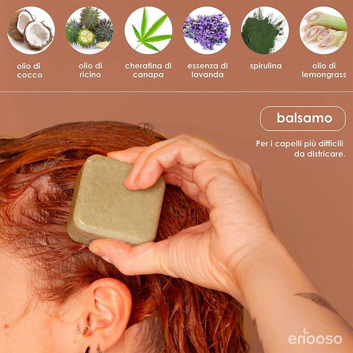 Shampoo e balsamo Solido Bio