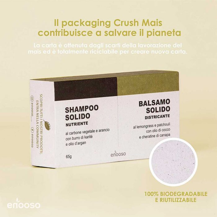 Shampoo e balsamo Solido Bio